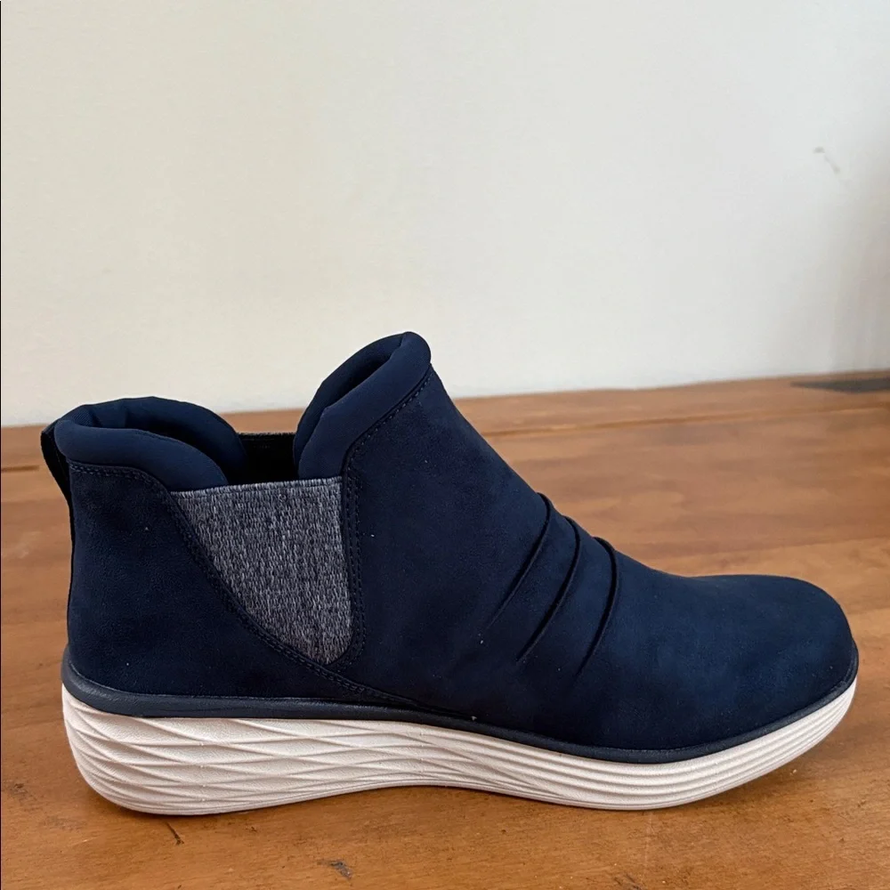 Ryka Women's Navy Niah Ankle Slip-On Wedge Shoes Size 9.5 - Picture 8 of 14